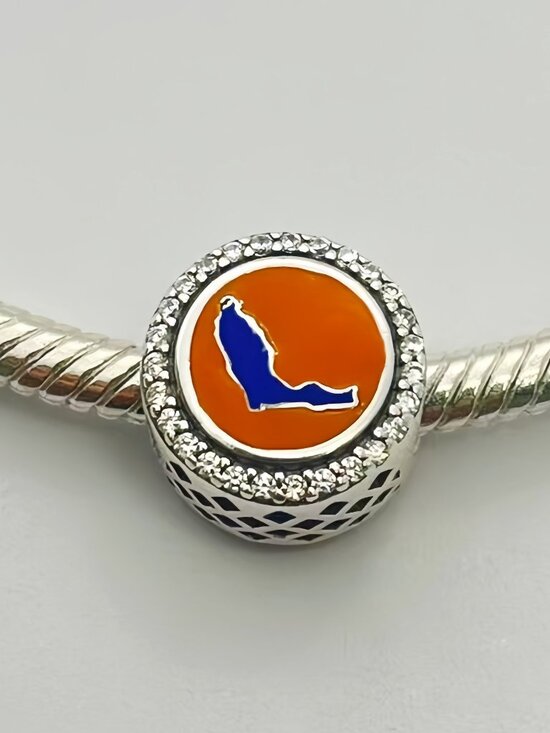 Pandora Jewelry - Pandora HOME Florida Map Exclusive Dangle Charm My Heart Chicago Pendant, S925